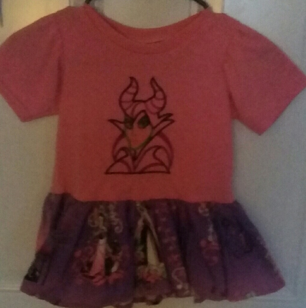 Little girl tee shirt dress